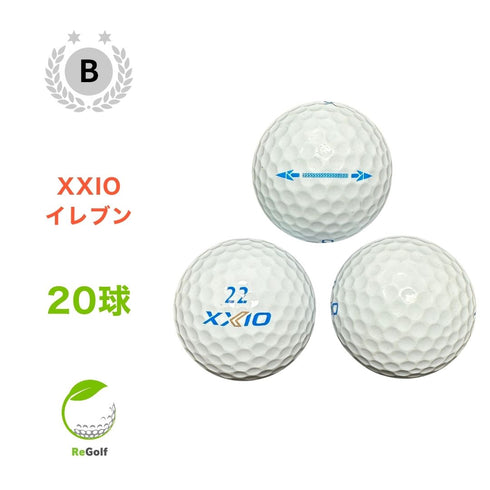 【中古】 ロストボール XXIO ゼクシオ イレブン ホワイト 20球 Bランク ゴルフボール リゴルフ